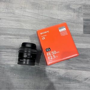 Sony FE 50mm f/2.5 G Lens